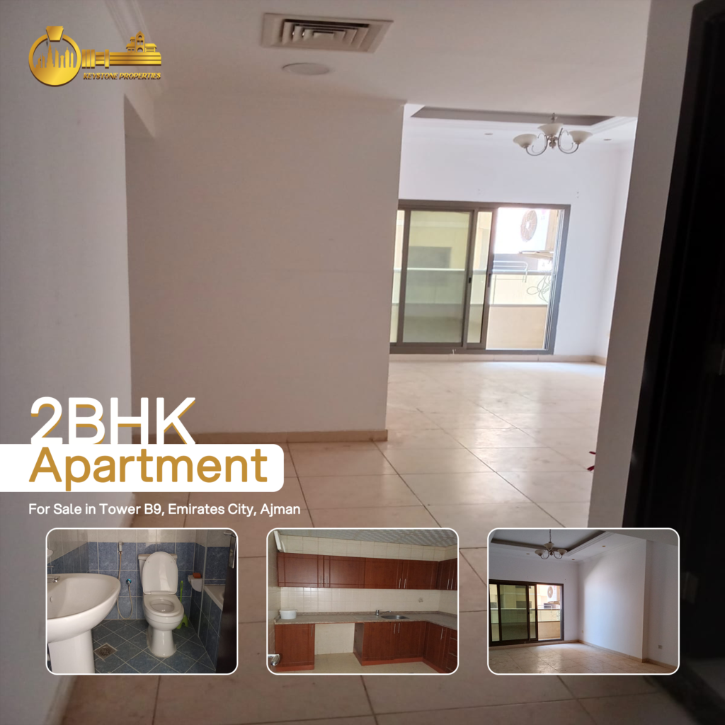 2 BHK Apartment for Sale in Tower B9 – Emirates City, Ajman