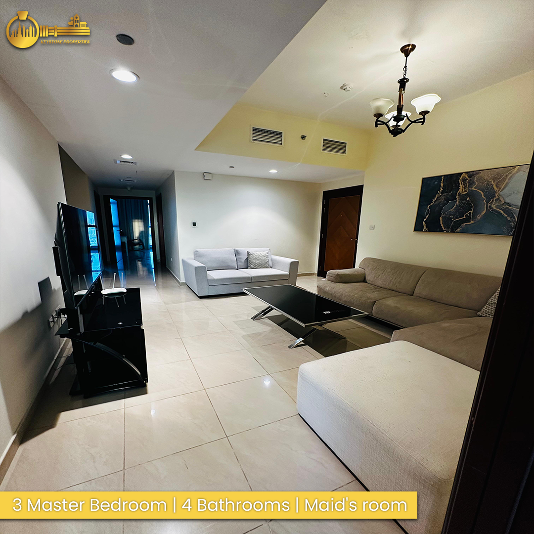 3 Bedroom Duplex Apartment for Rent in Ajman Corniche Residences 3