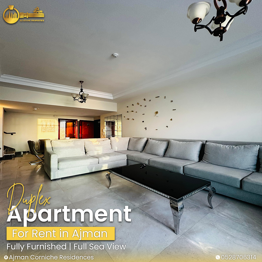 3 Bedroom Duplex Apartment for Rent in Ajman Corniche Residences1