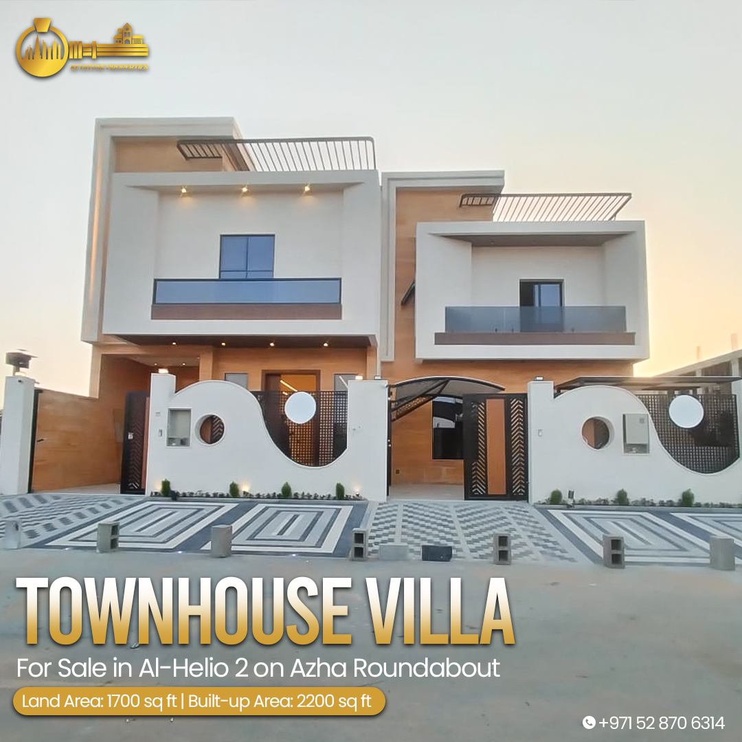 4 Bedroom Townhouse Villa for Sale in Al Helio 2, Ajman 1