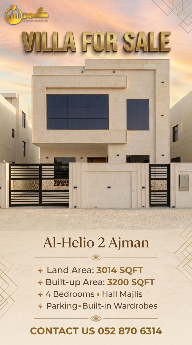 4 Bedroom Villa for Sale in Al Helio 2, Ajman