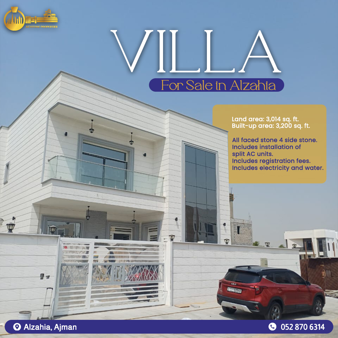 (A241) 5 Bedroom Villa for Sale in Al Zahia, Ajman