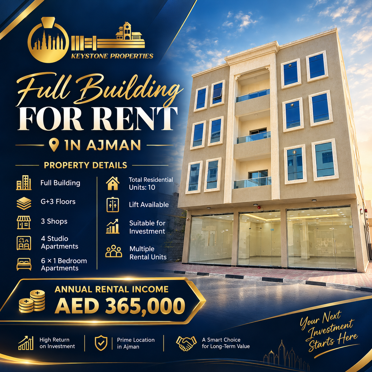 (A245) Full Building for Rent in Ajman