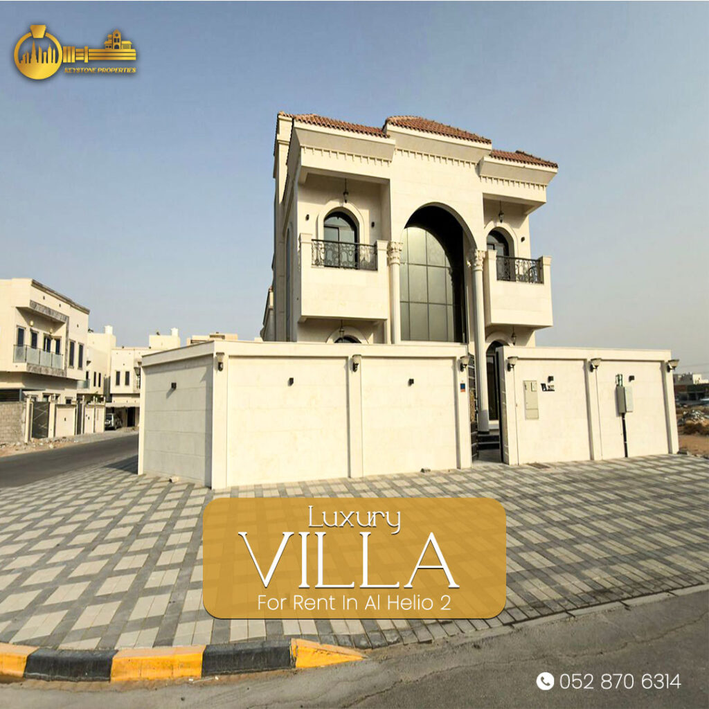 Luxury 5 Bedroom Villa for Rent in Al Helio 2, Ajman A257,
