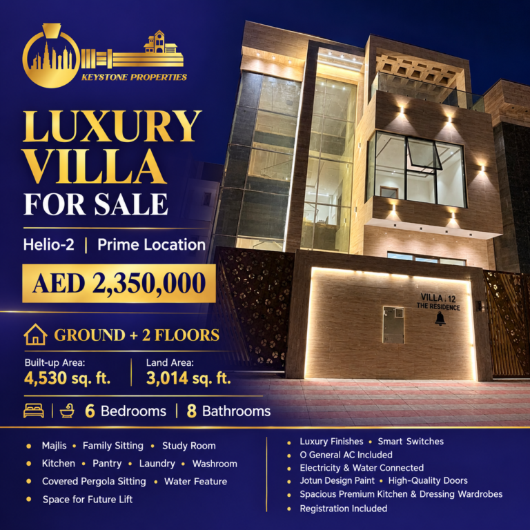 Luxury 6 Bedroom Villa for Sale in Al Helio 2, Ajman